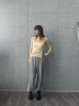 「CODE A（コードエー）のアイテム」を使った、yngykさん（レディース・162cm）の春コーディネート