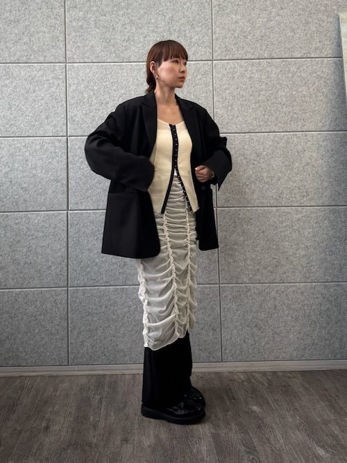 トップス CODE A / fronthook sheer rib pullover fronthook sheer rib pullover（カットソー） | CODE A（コード