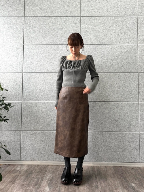 セール】garin sleek skirt（スカート）｜CODE A（コードエー）の