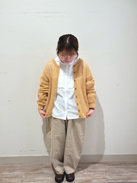 「Samansa Mos2（サマンサ モスモス）のエッグパンツ（その他パンツ）」を使った、か なさん（レディース・152cm）の秋コーディネート