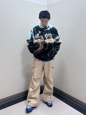 「アイテム（ナイロンジャケット）」を使った、永田　京平さん（メンズ・176cm）の秋コーディネート