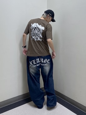 「XLARGE（エクストララージ）のアイテム」を使った、永田　京平さん（メンズ・176cm）の夏コーディネート