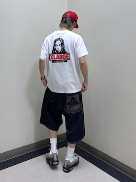 「XLARGE（エクストララージ）のアイテム」を使った、永田　京平さん（メンズ・176cm）の夏コーディネート
