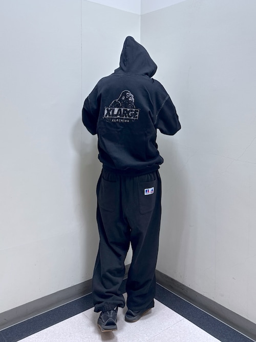 RHINESTONE OG ZIP HOODED SWEATSHIRT（パーカー）｜XLARGE