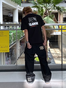 「アイテム（コインケース）」を使った、永田　京平さん（メンズ・176cm）の夏コーディネート