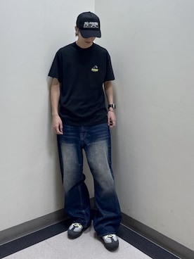 「XLARGE（エクストララージ）のアイテム」を使った、永田　京平さん（メンズ・176cm）の夏コーディネート