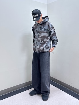 「アイテム（パーカー）」を使った、永田　京平さん（メンズ・176cm）の秋コーディネート