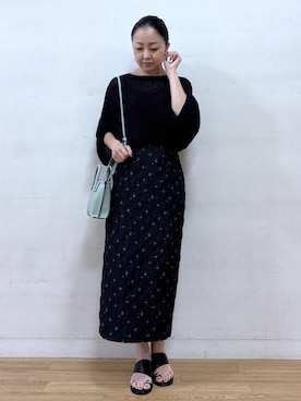 「ストレート」｜akiさん（レディース・164cm）の夏コーディネート