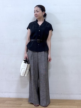 「ROPE'（ロペ）のアイテム」を使った、akiさん（レディース・164cm）の春コーディネート
