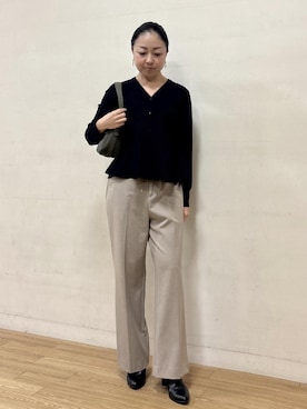 「アイテム（ハンドバッグ）」を使った、akiさん（レディース・164cm・40代）の冬コーディネート