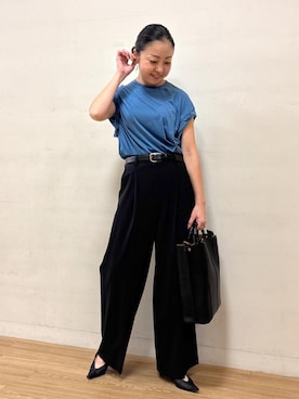「アイテム（パンプス）」を使った、akiさん（レディース・164cm・40代）の夏コーディネート