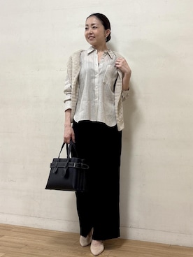 「ROPE'（ロペ）のアイテム」を使った、akiさん（レディース・164cm）の春コーディネート