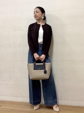 「E'POR（エポール）のアイテム」を使った、akiさん（レディース・164cm）の春コーディネート