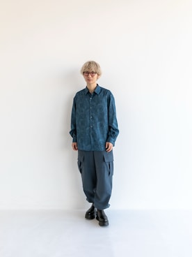 「STUDIOUS（ステュディオス）のアイテム（パンツ）」を使った、yusanさん（メンズ・176cm）の秋コーディネート