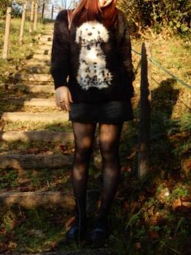 「アイテム（デニムスカート）」を使った、air049さん（レディース・151cm・20代）の秋コーディネート