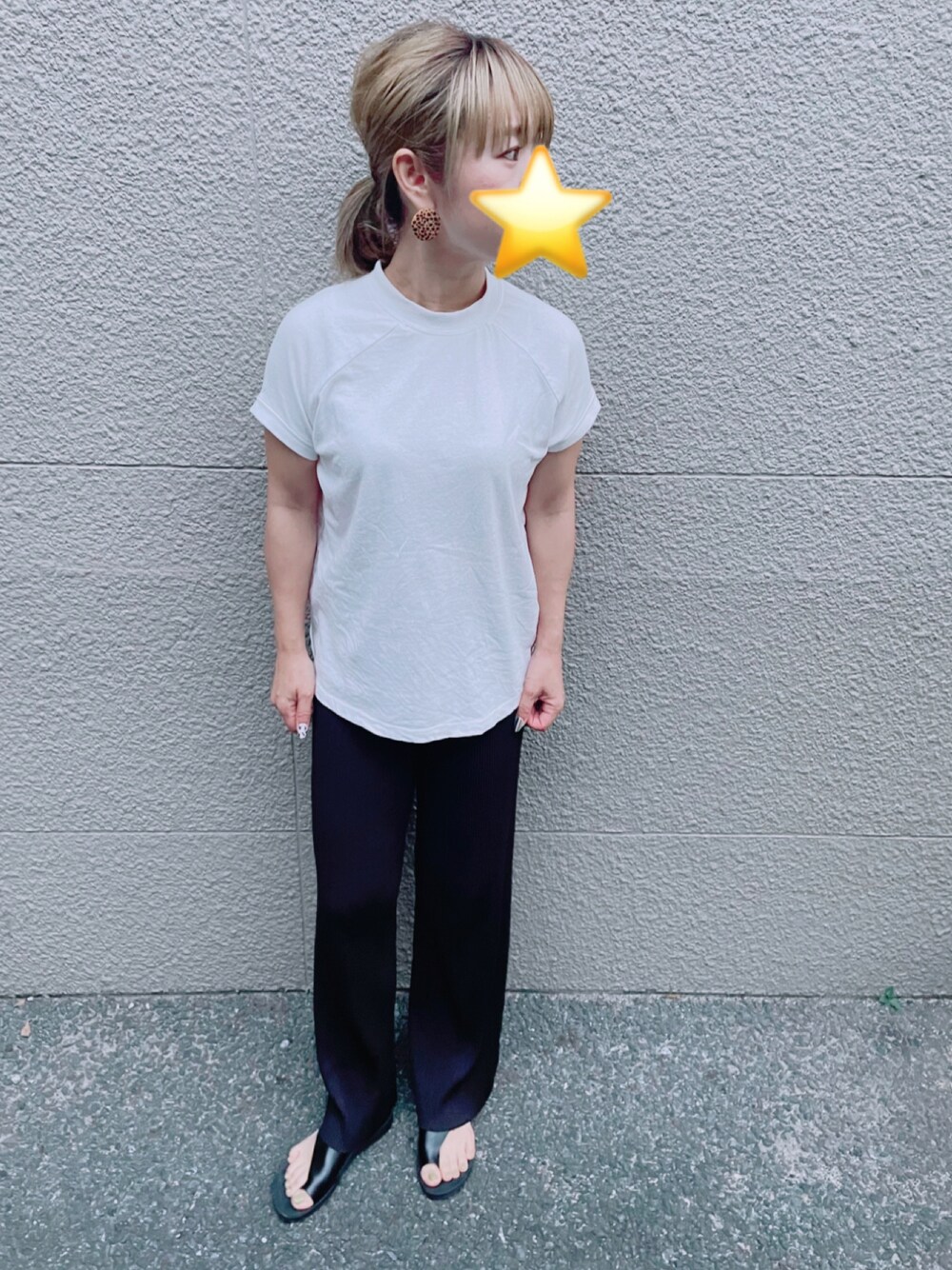 【canal jean】ソフトリブパンツ【38】 CANAL JEAN（キャナルジーン）の「RED CHOP WORKS(レッド
