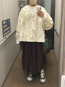 「AMERICAN HOLIC（アメリカンホリック）のアイテム」を使った、ほたん。さん（レディース・163cm）の春コーディネート