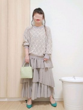 「Te chichi CLASSIC（テチチクラシック）のアイテム（スカート）」を使った、yonyonyon4888さん（レディース・156cm）の秋コーディネート