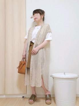 「AmbreNeige」｜「アイテム（サンダル）」を使った、yonyonyon4888さん（レディース・156cm）の夏コーディネート