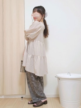 「アンブルネージュ」｜「アイテム（パンツ）」を使った、yonyonyon4888さん（レディース・156cm）の夏コーディネート