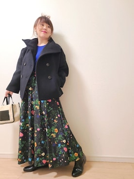 「アイテム（その他アウター）」を使った、yonyonyon4888さん（レディース・156cm）の秋コーディネート