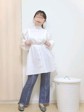 「AmbreNeige」｜「アイテム（バレエシューズ）」を使った、yonyonyon4888さん（レディース・156cm）の夏コーディネート