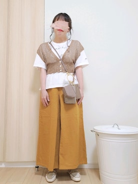 「AmbreNeige」｜「アイテム（ローファー）」を使った、yonyonyon4888さん（レディース・156cm）の夏コーディネート