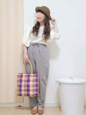 「AmbreNeige」｜「アイテム（帽子）」を使った、yonyonyon4888さん（レディース・156cm）の夏コーディネート