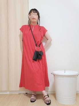 「Te chichi TERRASSE」｜「アイテム（ワンピース/ドレス）」を使った、yonyonyon4888さん（レディース・156cm）の夏コーディネート