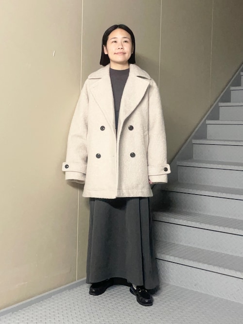 セール】ウールライクカーリーシャギーコクーンコート（その他アウター