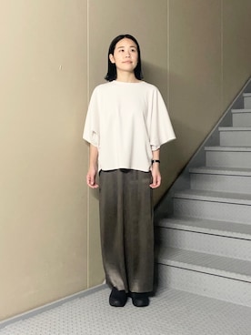 「アイテム（スカート）」を使った、フタバさん（レディース・151cm・20代）の秋コーディネート