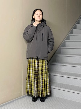 「アイテム（ダウンジャケット/コート）」を使った、フタバさん（レディース・151cm・20代）の秋コーディネート