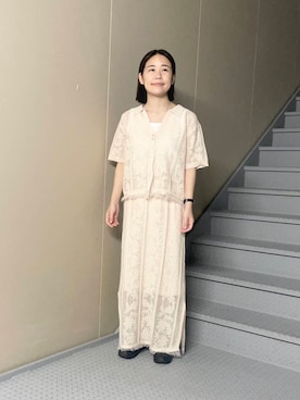 「URBAN RESEARCH Sonny Label（アーバンリサーチサニーレーベル）のアイテム」を使った、フタバさん（レディース・151cm）の夏コーディネート