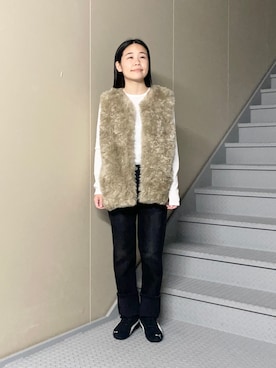 「アイテム（その他アウター）」を使った、フタバさん（レディース・151cm・20代）の秋コーディネート