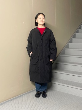 「アイテム（その他アウター）」を使った、フタバさん（レディース・151cm・20代）の冬コーディネート