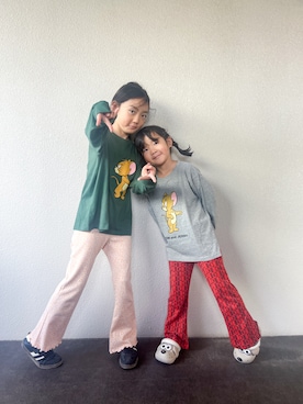 いちふぅ姉妹さん(キッズ・137cm)の冬コーディネート