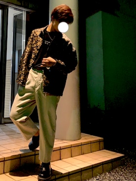 「SABLE CLUTCH（セーブルクラッチ）のアイテム」を使った、lemonさん（メンズ・170cm）の秋コーディネート