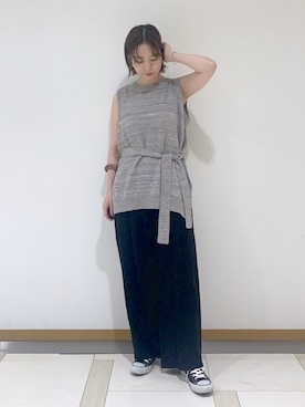 「OFAKIND（オフアカインド）のアイテム」を使った、kaoruko*さん（レディース・164cm）の夏コーディネート