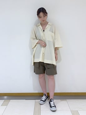 「OFAKIND（オフアカインド）のアイテム」を使った、kaoruko*さん（レディース・164cm）の夏コーディネート
