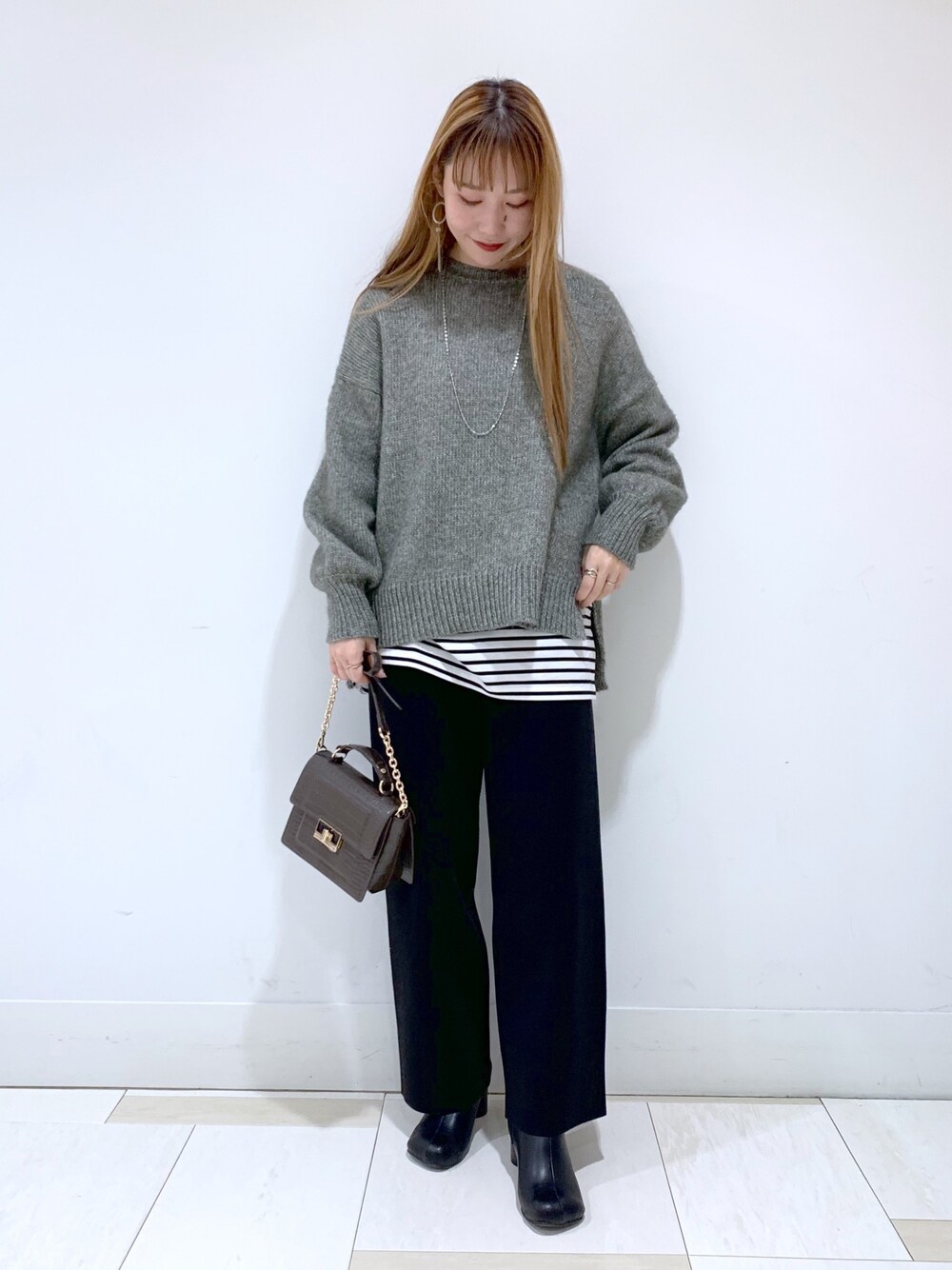 BARNYARDSTORM / ドロストニットパンツを使った人気ファッション 