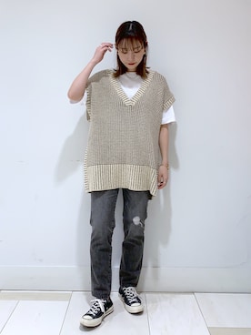 「OFAKIND（オフアカインド）のアイテム」を使った、kaoruko*さん（レディース・164cm）の春コーディネート