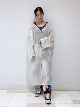 「OFAKIND（オフアカインド）のアイテム」を使った、kaoruko*さん（レディース・164cm）の夏コーディネート