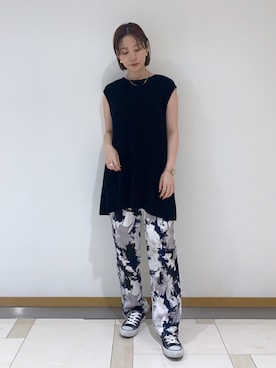 「OFAKIND（オフアカインド）のアイテム」を使った、kaoruko*さん（レディース・164cm）の夏コーディネート