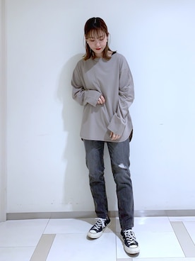 「OFAKIND（オフアカインド）のアイテム」を使った、kaoruko*さん（レディース・164cm）の春コーディネート