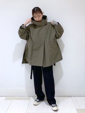 「OFAKIND（オフアカインド）のアイテム（ブルゾン）」を使った、kaoruko*さん（レディース・164cm）の春コーディネート