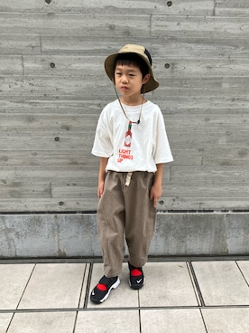 「アイテム（レッグウェア）」を使った、haru☺︎さん（キッズ・122cm）の秋コーディネート