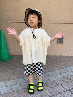 haru☺︎さん（キッズ・100cm）の夏コーディネート
