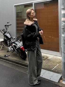 大谷亜宥茄 (EMODA)さん(レディース・170cm)の冬コーディネート