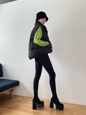 大谷亜宥茄 (EMODA)さん（レディース・170cm）の秋コーディネート