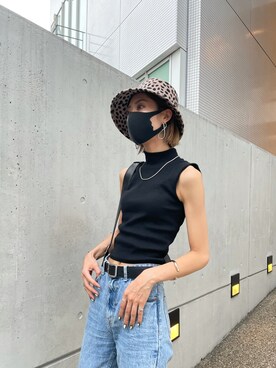 大谷亜宥茄 (EMODA)さん（レディース・172cm）の夏コーディネート